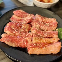 食べ飲み放題 焼肉ダイニングちからや 名駅店 - 和牛カルビランチセット150g(1280円)