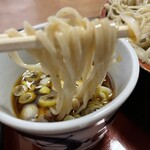 東京庵 - 『もりそば』のつゆ+薬味+麺