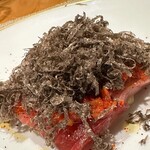 SUGALABO - 黒トリュフを刷って完成。