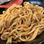 えびそば えび助 - ストレート太麺。モチッとしています。