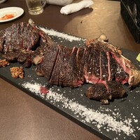 アカミヤコウシ - 熟成Lボーンステーキ　※コース料理4名分