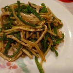 中国料理 珍満 - 青椒肉絲