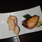 Izakaya Tenyuu Segare - 朝引き鶏のもも、ぶりの照り焼き