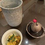 インド料理 想いの木 - 前菜のサラダ