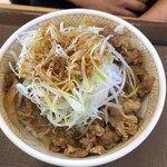 すき家 - 白髪ネギ牛丼