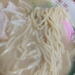 武蔵屋食堂 - 麺の感じ