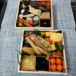 おかだ紅雪庭 - おせち二段重