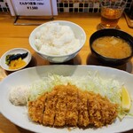 とんかつ 大倉 - Cランチ　とんかつ定食100g