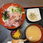 北海道 キタ酒場 - 日替わり定食　漁師丼　1,200円