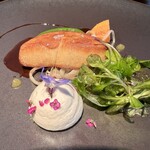 レストランひらまつ 広尾 - フォワグラのポアレ