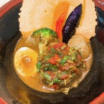 スープカレー奥芝商店 - ラムパクチーばぁぐカリー