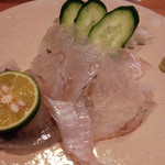 発酵醸造酒場 Ace - 昼〆たばかりのひらめ