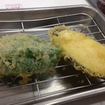 天麩羅処ひらお - ピーマンとナス