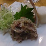 とんぷら - アジのなめろう