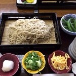 勇次郎 - しんぷるそば大盛 ざるそばですね！