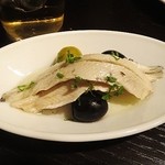 タパス①　イワシとオリーブの酢漬け