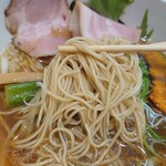 暁 製麺 - 細麺