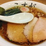 白河手打中華そば こすが - 手打ち中華850円（税込）