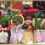 鮨 しみづ - 2024年 しみづのおせち つまみの重