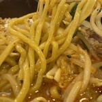 味噌ラーメン専門店 日月堂 - 麺アップ