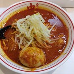 蒙古タンメン中本 柏店 - 北極ラーメン、半熟味玉（北極）