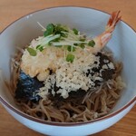 まん作 - えび天たぬきそば接写