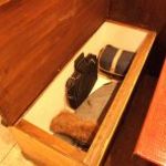 炭火焼しちりん - イスが収納ボックスになります