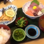 まる重 - 大将のお勧めランチ1000円