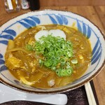 Okinawa Soba Mensore - カレー沖縄そば（大）ｕｐ