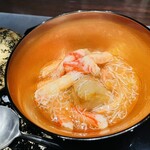 割烹 樺林 - 海老芋唐揚げ、カニあんかけ