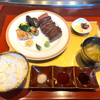 諏訪回廊 客人 - 黒毛和牛の4950円のコース