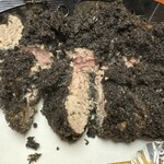 黒福多 - 黒豚上ヒレ黒かつは豚肉がピンク色の仕上がり