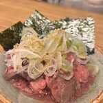 大和石橋 - おばんざい4種では足りず、とろけるレバー追加!!