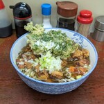 鈴家 - 塚地も食べた絶品ゲソ天に春菊トッピング