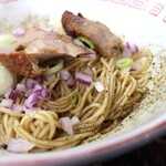 自家製麺 ら～めん かり屋 - にんにく和え玉