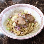 自家製麺 ら～めん かり屋 - にんにく和え玉