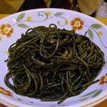 サイゼリヤ - イカ墨入スパゲティ