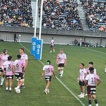 秩父宮ラグビー場 売店 - やっぱりコルビ選手は別格でしたね。