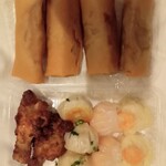 四陸 - 料理写真:春巻、飲茶セット