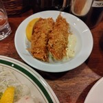 かつれつ四谷たけだ - カキフライ2個(\520)