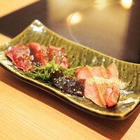 出汁しゃぶおばんざい おかか 市ヶ谷 - 本日の肉刺し盛　低温調理済