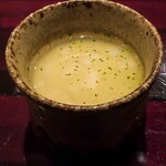 島津 - うるいと百合根の茶碗蒸し