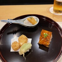 吉星 - 白子の揚げ物が最高に美味しいです。周り入りカリッと。中は白子が凝縮されより美味しくなっています。