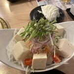 迎賓館 - 豆腐サラダ(ドレッシングが選べる)