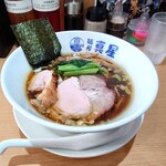 麺屋真星 - [限定]やす尾の中華そば（醤油)大盛り