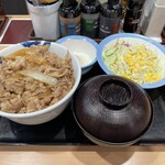 松屋 - ランチセット 牛丼(大盛)