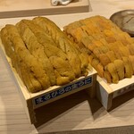 鮨 銀座 おのでら - 雲丹の食べ比べ