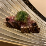 鮨 銀座 おのでら - 鰹のタタキ