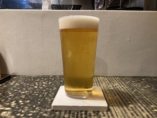 Sumibi Kushiyaki En - 生ビール（クーポン）