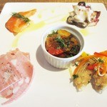 Bistro flat - ('13/12)前菜５種